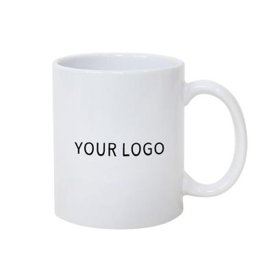 China Viable Hot Sale Wholesale Sublimation Ceramic Mugs Custom Logo Printed White Blank Coffee Mug for sale