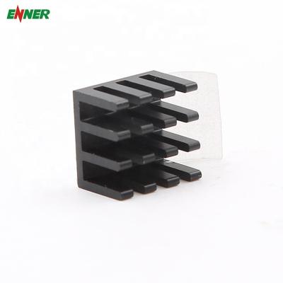 China Heatsink China Manufacturer Custom Aluminum Small Radiator Shapes Profiles, with Black Anodized for sale