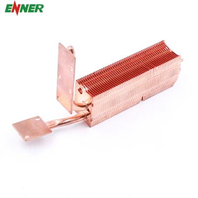 China Used Widely Extruded Aluminum Radiator CNC Extrusion Radiator With Heat Pipe for sale