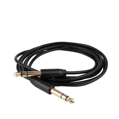 China Male Car End 6.35 Mono To 6.35 Mono Guitar Cable Gold Plated For Bass Guitar Keyboard For Sale for sale