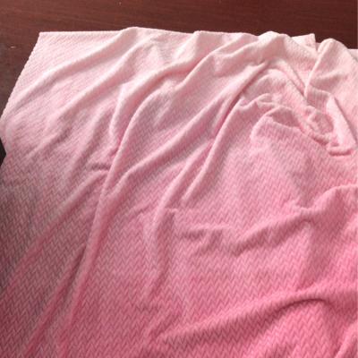 China Flannel Fleece Gradient Polyester Fabric Rolling Sustainable Solid Printing Coral Pack Large Quantity for sale