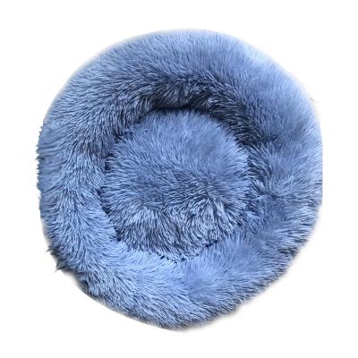 China Washable Travel Donut Dog Bed For Small Dogs Medium Large Cat Or Dog Pets Active Plush Pet Bed Anti Worry for sale