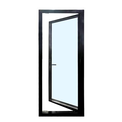 China Various Of Door Sizes Factory Direct Sales Open Interior Modern Glass Frame Open Inward Aluminum Glass Door for sale