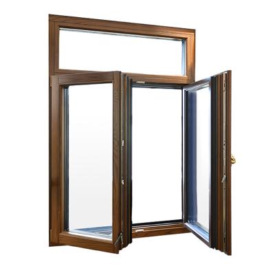 China Quality Guarantee Modern Stained Glass Casement Windows Commercial Aluminum Tempered Glass Various Sizes for sale