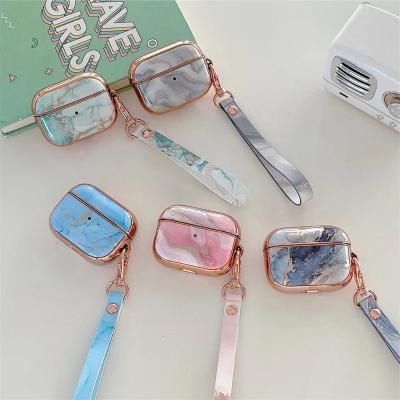 China For AirPods Pro Amazon Hot Selling IMD Luxury Marble For Airpods 3 Protective Case Wireless Earphone Accessories For Airpods pro for sale