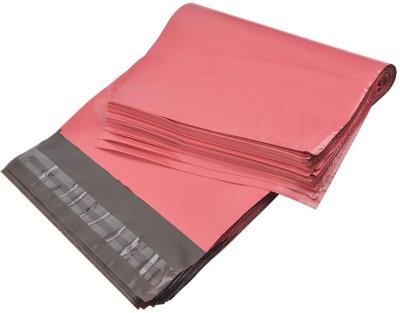 China Strong Adhesive Hot Pink 2.5 Mil Strong Envelopes Plastic Shipping Bags With Self Adhesive Poly Ads Mailing Bag for sale