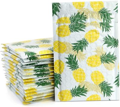 China Water Proof Designer Pineapple Padded Envelopes Self Seal Mailing Envelopes Custom Bags Bubble Ads for sale