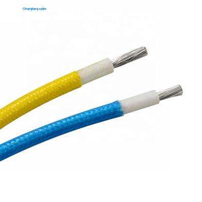 China Heating 18AWG fiberglass braid AWM ul3122 silicone coated wire for home appliance for sale