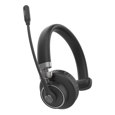 China One Button Mute Mono Noise Canceling BT Trucker Wireless Earphone Call Center Foldable Headset With MIC for sale