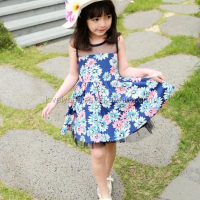 China New Breathable Kids Party Wear Dresses For 2-6 Year Old Girls, Summer Skirts for sale