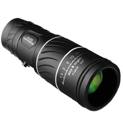 China High Quality 16x52 16x52 Jingfeng Bak4 Prism Zoom Monocular Monocular Day and Night Telescope for sale