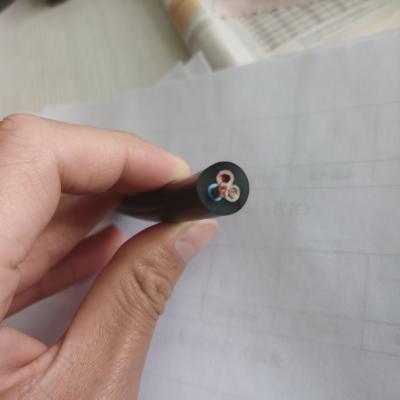 China Aerial Copper Cable 3X1.5mm2 Flexible Submersible Round Aerial Pure Conductor for sale