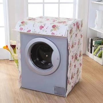 China Pastoral Peva washing machine cover, full automatic, roller, single cylinder pulley washing machine cover cloth for sale