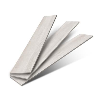 China Bedroom Metallic Wood Finish Tiles 200x1000MM Glazed Ceramic Wood Finish Flooring Tiles Look Strip Porcelain Tiles for sale