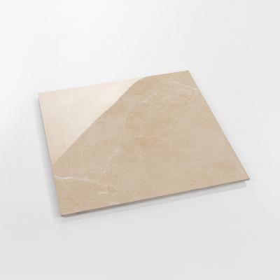 China PY6606 glazed tiles 600*600mm metallic beige glazed tiles marble tiles design outdoor polished porcelain living room tiles for sale