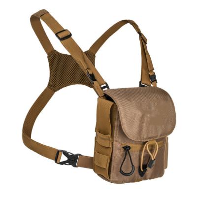 China Hunting Binocular Case Binocular Outdoor Field Harness Harness Pack For Hunting Bird Watching Rangefinder Binocular Chest Pack Bag for sale