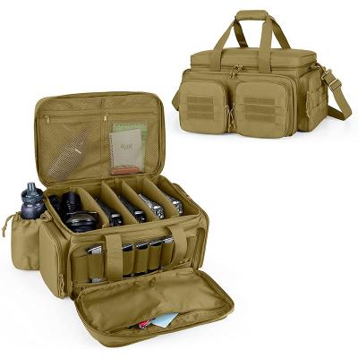 China Anti-theft Duffle Chain Custom Shooting Bag with 9X Magazine Slots for 5 Guns and Ammo Gun Tactical Pistol Bag for sale