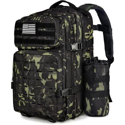 China Custom Large 42L Army Anti-theft 3 Day Assault Pack Survival Patrol Bag Military Laser Cut Tactical Molle Backpack for sale