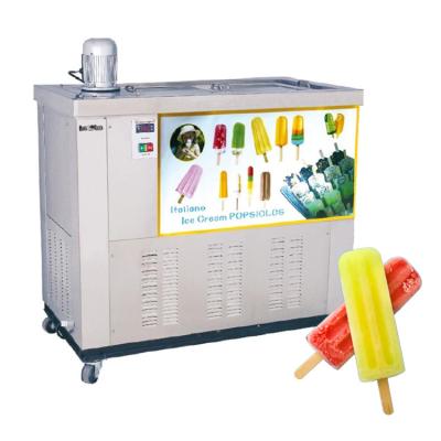 China Best Selling New Vegetable Processing Factory Automatic Commercial Stainless 4 Molds Gelato Ice Lollipop Making Ice Cream Lolly Popsicle Machine for sale