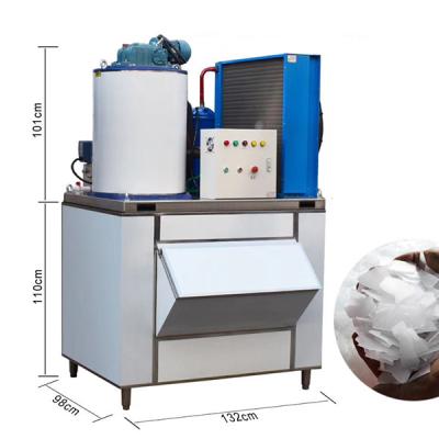 China Assured hotels quality flake ice maker 500 kg small commercial ice flake machine for fish for sale