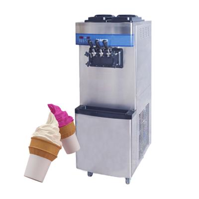 China Factory New 3 Flavors Soft Serve Ice Cream Cone Italian Gelato Equipment Automatic Commercial Machines Maker Soft Serve Ice Cream Machine For Sale for sale