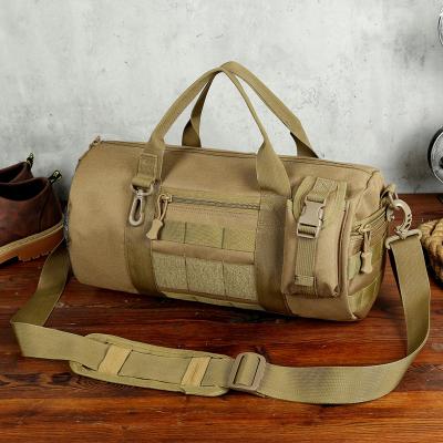 China Large Capacity Water Resistant Tote Bag Men Durable Luggage Handbag Shoulder Bag Molle Travel Military Tactical Military Bag for sale