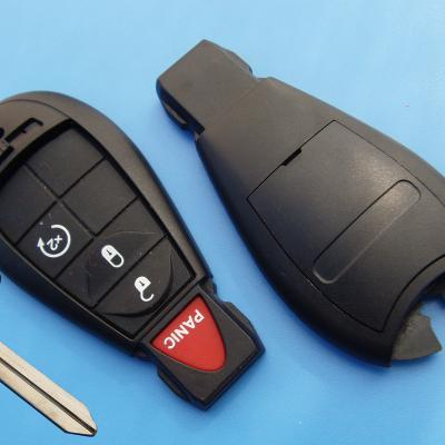 China Replace the main good quality car key case with 3+1 buttons remote key 300c with key blade for sale