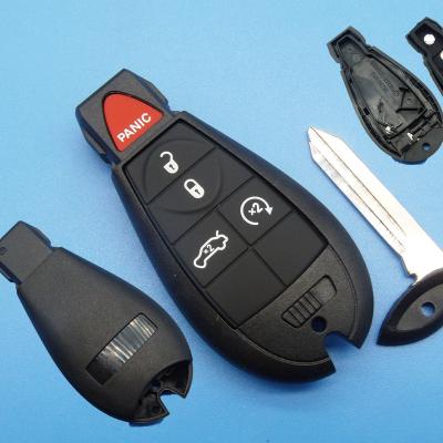 China Replace the main good quality car key case with 4+1 buttons remote key 300c with key blade for sale