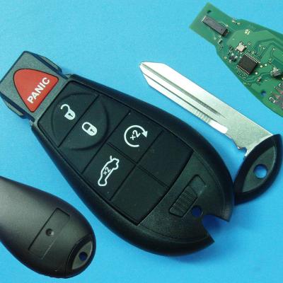 China Replace Key 5 Buttons Keyless Entry Fobik Smart Remote Key For Chry 433mhz ID46 Chip for sale