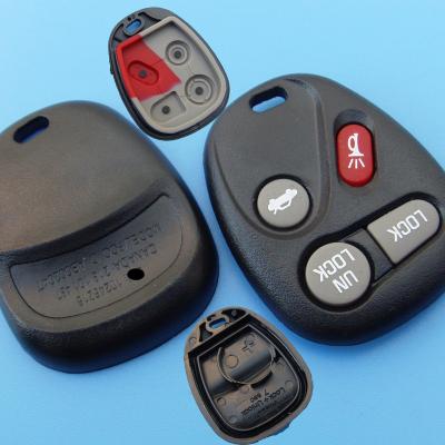 China Replacement 4 Buttons Car Key Blank Remote FOB Keyless Case For B-uick Rainer And GMC for sale