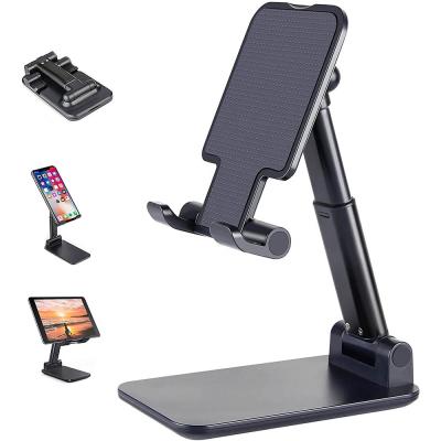 China Fit For All Cell Phones Tablet Stand Table Adjustable Desk Cell Foldable Extend Support Desktop Mobile Phone Stand Holder for sale