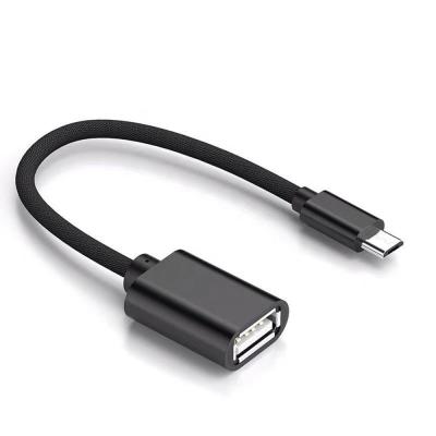 China Quick Charging Speed ​​USB C to USB OTG Adapter Cable Male Type C to USB 3.0 Female Cable 2.0 Adapter for sale