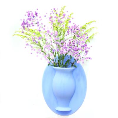 China Eco - Friendly Wall Hanging Silicone Self Adhesive Magic Vase for sale