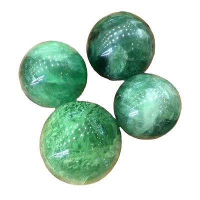 China Decoration Natural Crystal Fluorite Crystal Ball Green Fluorite, Furniture Crystal Ornaments for sale