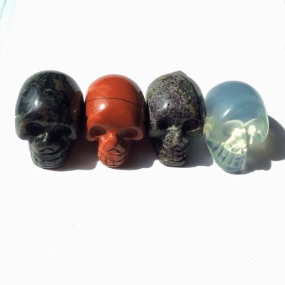 China Decoration Energy Magic Stone Crystal Stone Grinding Human Skull Creative Fashion Accessories for sale