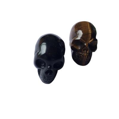 China Decoration Jade Crystal Skull Human Skull Halloween Haunted House Bar Personality Decoration for sale