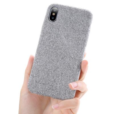 China Textile Fabric Case Cover For Apple iPhone 11 12 Pro Mini Max Hot Sales Textile Cloth Fabric Phone Back Cover Case For iPhone 12 Pro Max Mini 11 XS XR 6 7 8 Plus for sale