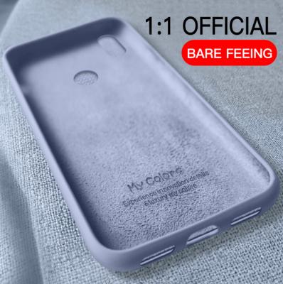 China Original Slim Soft Phone Case Silicone Liquid Case For Redmi Note 8 Pro TPU Soft Phone Cover For MI 9 Se 8 Lite CC9 for sale