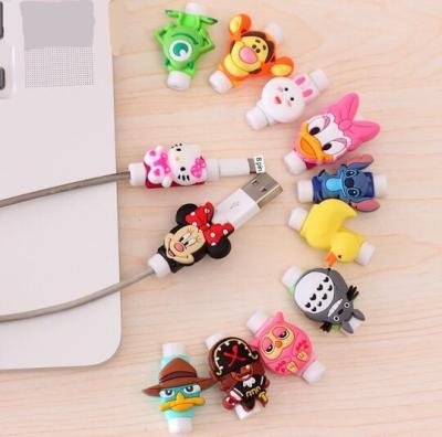 China Se 4S 5 5S 5C 6 6S 7 X Xs XR Max Flexible Cartoon USB Cable Protector Rope Saver Cover Coque For iPhone 8 Plus 4 Plus Se 4S 5 for sale