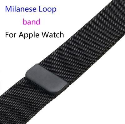 China Whatch Milanese Loop Loop Strap Stainless Steel Milanese Watch Band For Iwatch Series 4 40mm 44mm for sale