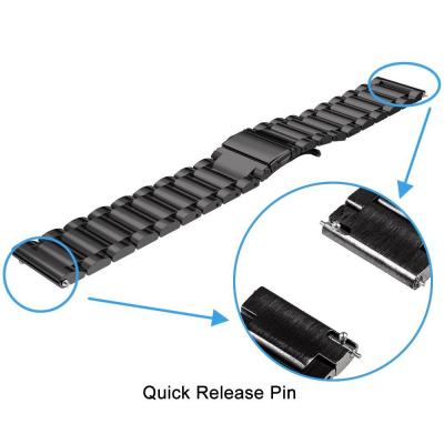 China Luxurious Personalized Watch Strap 20mm Metal Strap Watch Band Strap For Huami Amazfit Bip Youth Edition Smart Watch Straps for sale