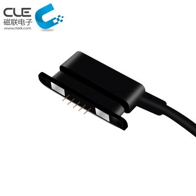 China Custom Magnetic Pogo Charging Pin Charge 5 Pin Usb Connector for sale