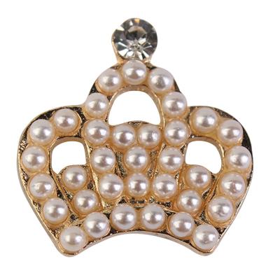 China Eco-friendly Luxury Diamond Designer Charm Shoe Accessories Shoe Bling Fashion Bling Charms Metal For Croc for sale