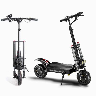 China Unisex Adult 6000w Foldable Double Motor Popular 11 Inch 2 Wheel Electric Scooter for sale