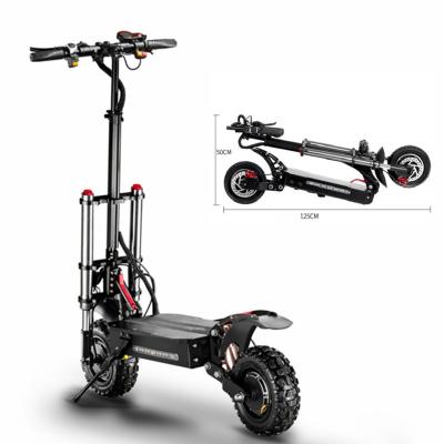 China Powerful 6000w Unisex 60v 20ah Foldable Off Road Adult Electric Kick Scooter for sale