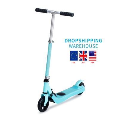 China Colorful High Quality Child Europe Germany 5inch Warehouse Kids Mini E Scooter for sale