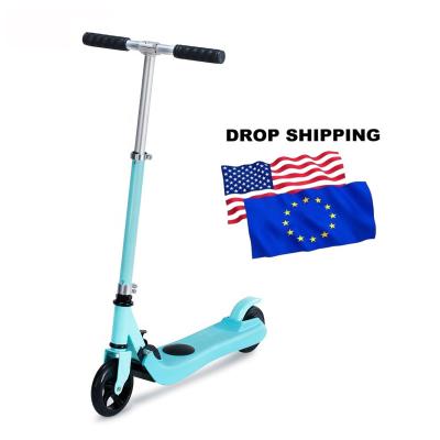 China EU Warehouse Child UK Long Range 2 Wheel 5 Inch Kids Portable Folding e Scooter for sale