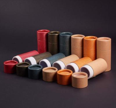 China 10ml Recyclable Round Color Paper Tube Containers Paper Tube Mix Packaging For Cosmetic for sale