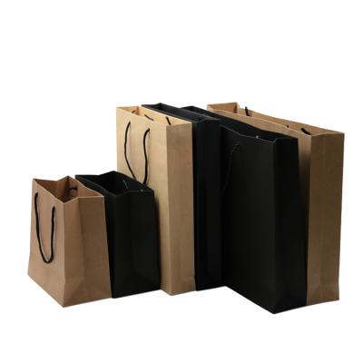 China China Recyclable Suppliers Wholesale Custom Logo Kraft Paper Shopping Bag for sale