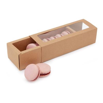 China Custom Biodegradable High Quality Recyclable Printing Kraft Paper Cardboard Sliding Drawer Paper Food Box for sale